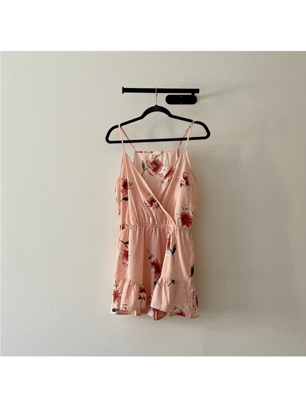 Blu Pepper Pink Floral Cami Romper